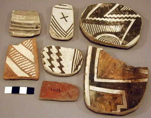 Worked potsherds