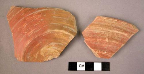 10 sherds (Red polished plates)