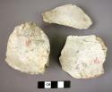 Flint fragments, large, somewhat nucleiform