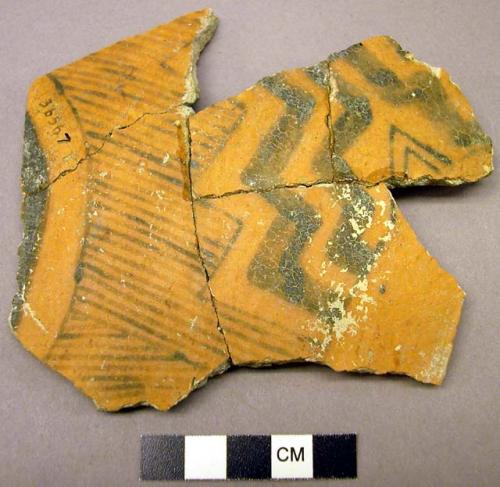 Reconstructed sherds using two cat numbers