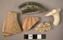 Ceramic sherds, miscellaneous Phrygian ware, slipped and painted ware