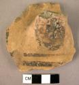 Potsherd with painted handle fragment