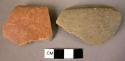 2 rim potsherds