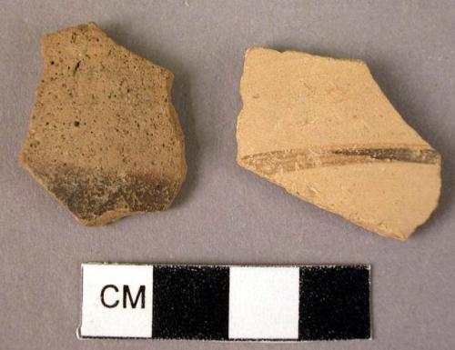 2 potsherds