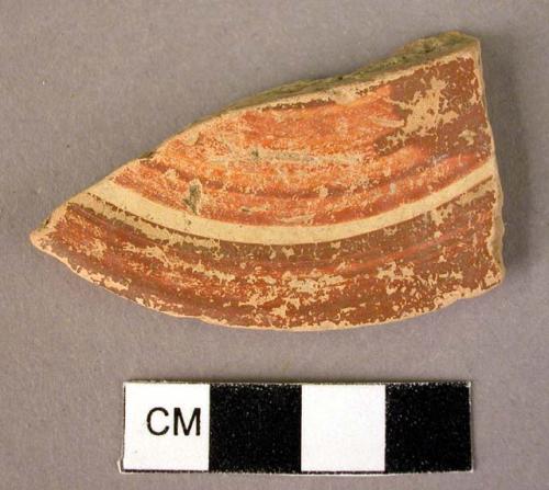 Fragment of Mycenaean pottery foot