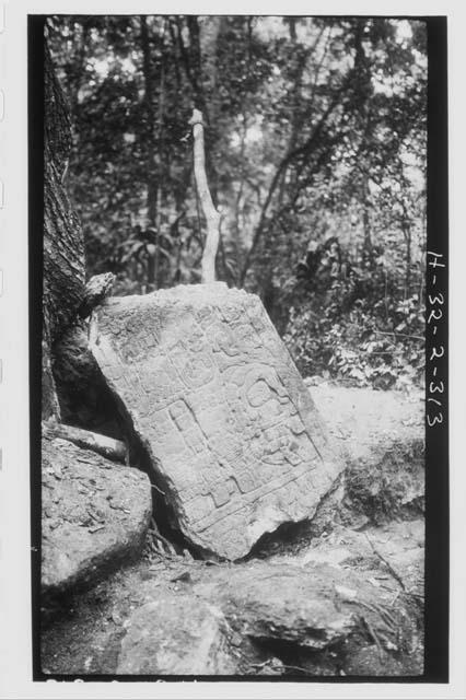 Stela 13; front, bottom right corner