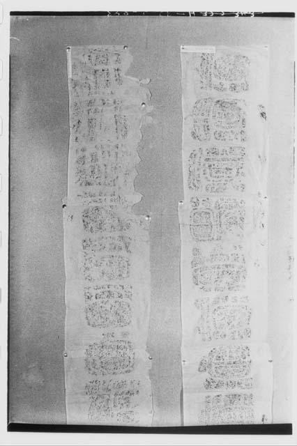 Stela 22 - Upper halves of left and right sides