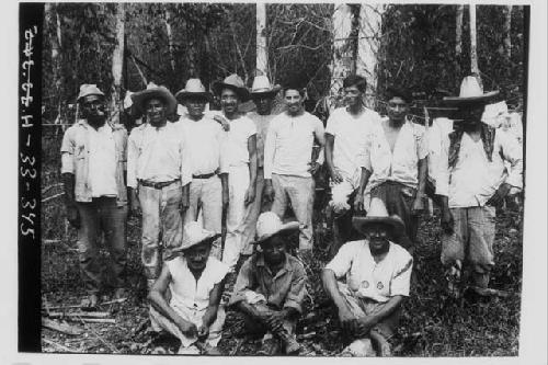 Group of laborers