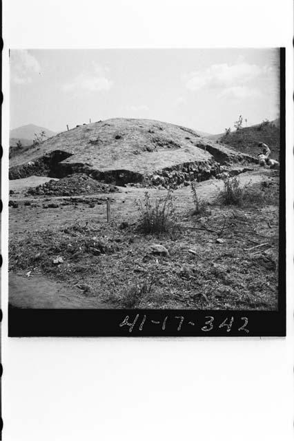 Mound 3 from the northwest