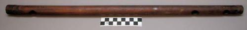 Bamboo flute with 3 holes. Ntera