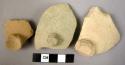 4 Hurrian ware button bases