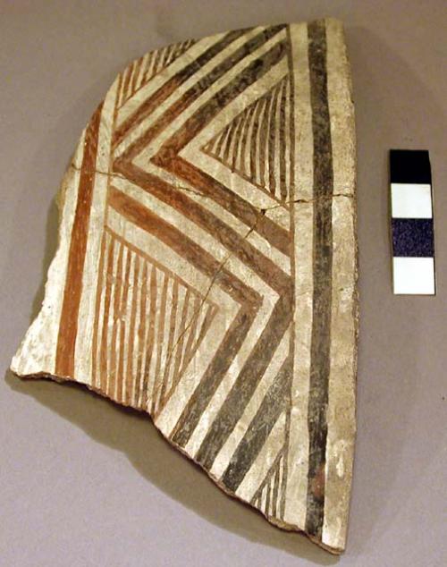 Sherd with outside decoration