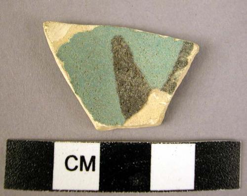 Potsherd - Turquoise tin glaze, "Samana" ware