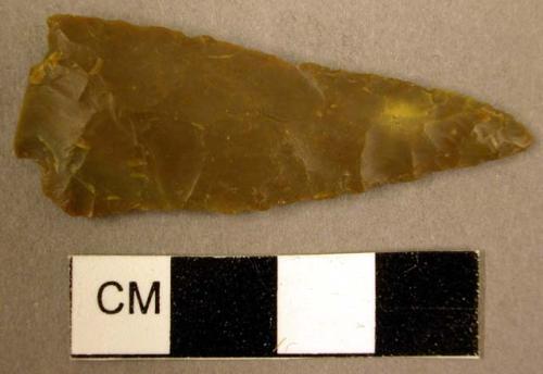 Fragment of medium sized chipped stone implement