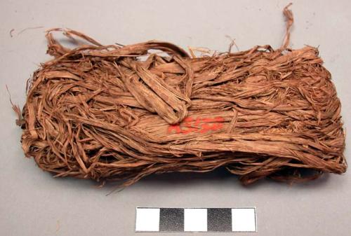 Small bundle of cedar bark