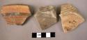 4 potsherds (Cilician?) Black/red