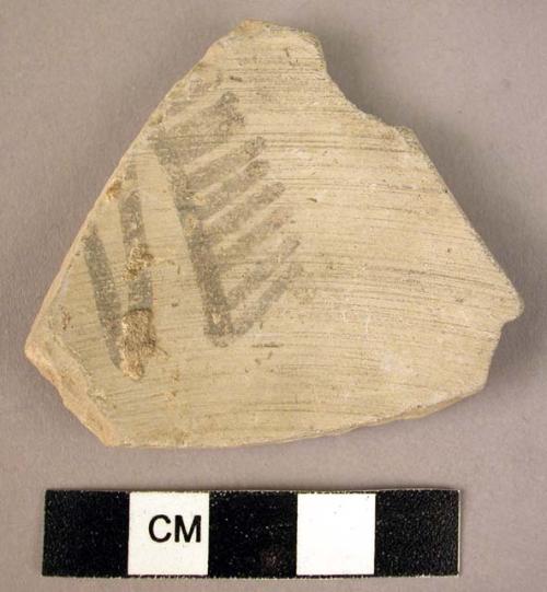 Potsherd - gray painted (Type Series A1b)