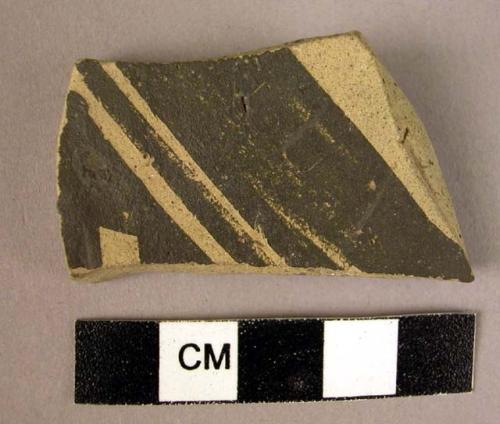 Potsherd - gray painted, gray relief (A14) Type Series