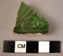 Potsherd - green glaze