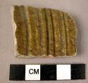 Potsherd - glazed; probably local imitation of Chinese