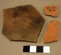 Red potsherds