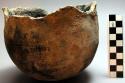 Pottery salt bowl - collander-like  Inchemako