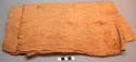 Piece of reddish brown bark cloth (bongo)