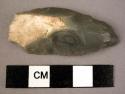 Flint side-scaled burin ( B 11); biased working edge;