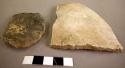 Sherds from medium sized undecorated pottery jar