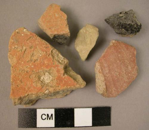 Ceramic sherds, miscellaneous undecorated ware