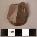 Small disc-shaped scraper of flint