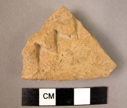 2 Nuzi period ware sherds (1 raised band & 1 incised band)