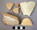 1 pink buff ware sherd