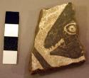 Sherd - naturalistic decoration