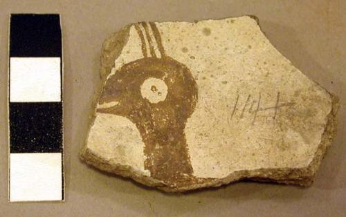 Sherd - naturalistic decoration