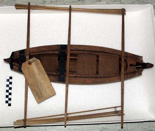 Model of dugout