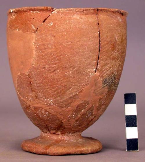 Restored pottery vessel