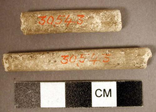 Historic european pipe stems