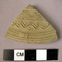 Potsherd - buff incised