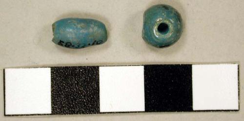 Blue stone bead