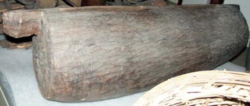 Large log drum