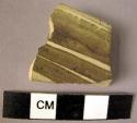 Rim potsherd - painted on light (C10)