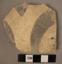 Body sherd - bowl painted on outside