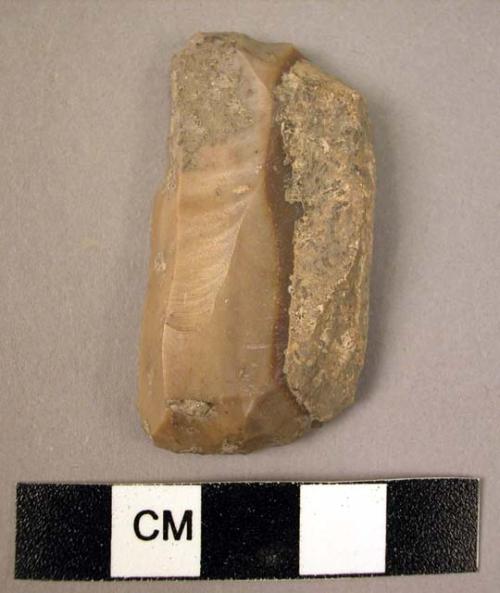 Flint (chert?) end scraper