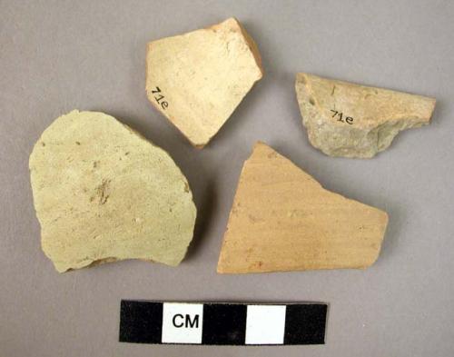 1 buff fine ware sherds