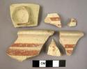 6 Hurrian Habur ware sherds - late; typical