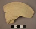 4 potsherds - Assyrian plain white fragments
