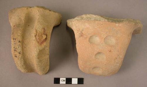 Potsherds - plain coarse ware: large storage vessels