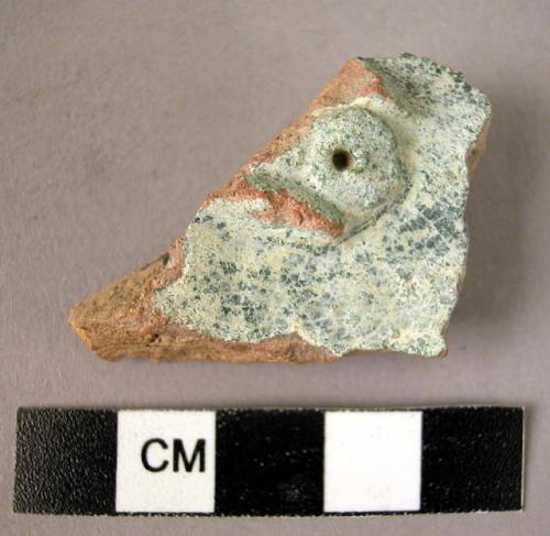 Potsherd - pale blue glaze