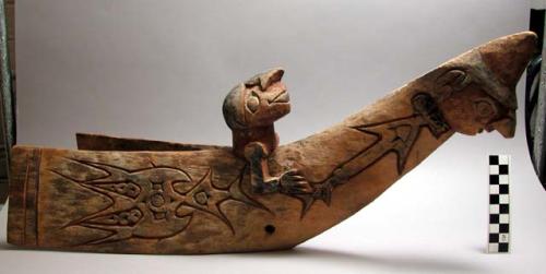 Figure head of canoe